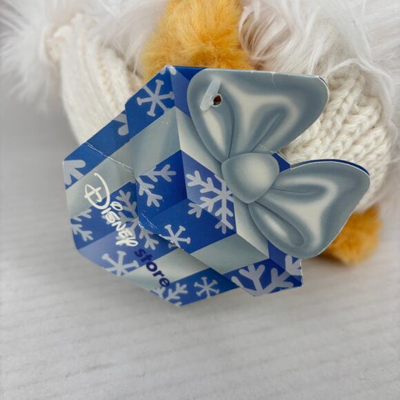 Disney Store Winnie Pooh Bear Plush Snowflake Sparkle Knit Sweater 12 Inch - Picture 9 of 11